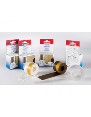 Bajo puerta adhesivo en pvc expandido 38mmx100cm transparente