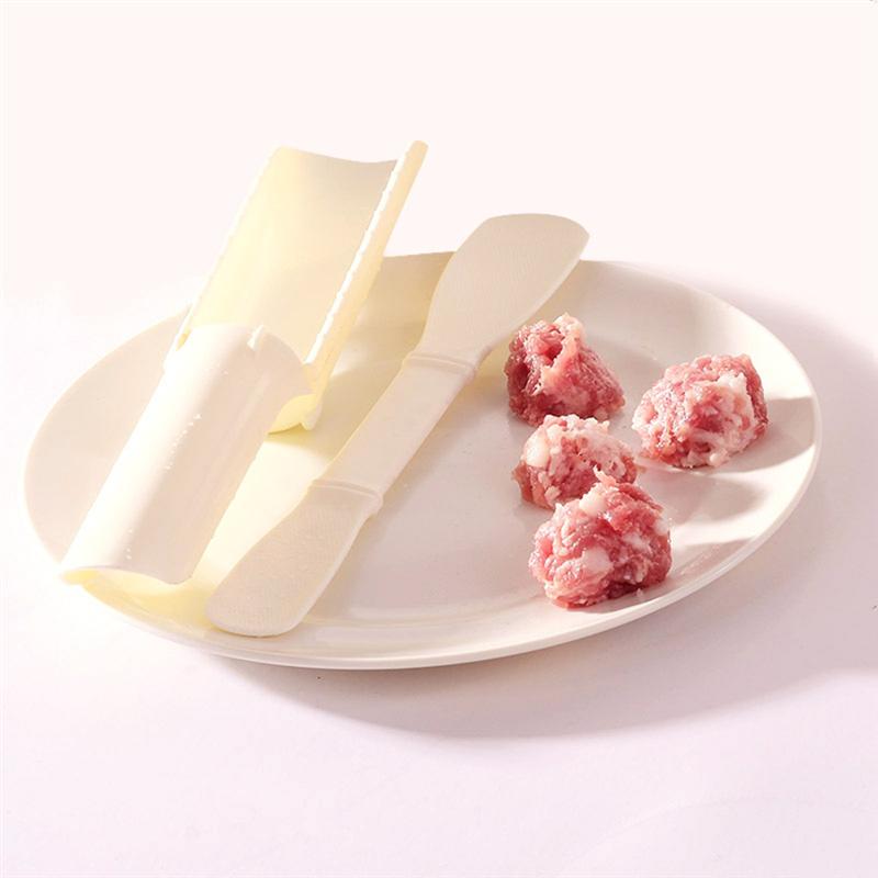 Plast köttbulle tillverkare fyllda köttbulle köttbiffar fisk räkor boll tillverkare mögel tillverkare kök gadget diy köketillbehör
