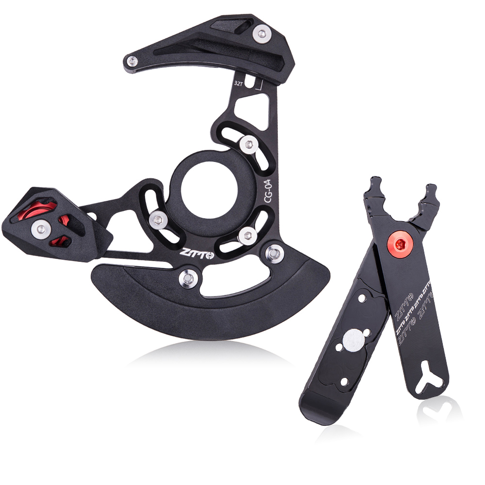 Ztto Mtb ISCG05 Chain Guide Bb Mount 1x Mountainbike Katrol Kettingen Stabilisator Dh 32-38T Kettingblad Protector plaat Fiets CG04: CG04 BLACK Tool