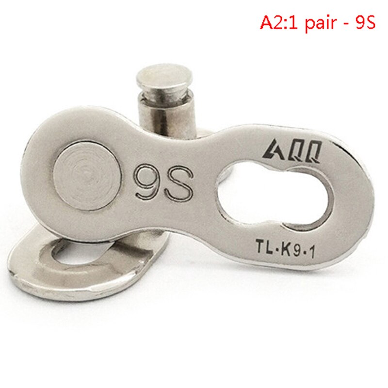 1 pari puuttuu pikaliittimiä, jotka yhdistävät päälenkin 8/9/10/11- vaihteiseen polkupyörän ketjuun, pikaliitin maastopyörän ketjuun: A2