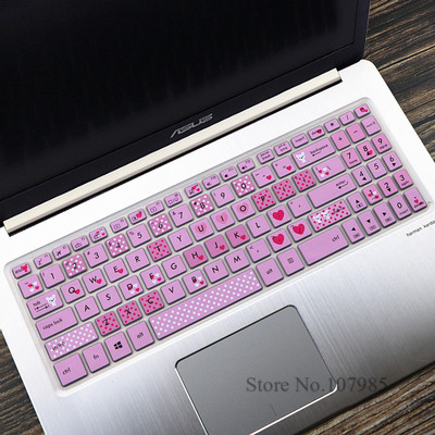 Til asus vivobook 15 n580gd n580v nx580 r560ud r560u r560 15 15.6 tommer silikone laptop tastatur cover skin protector film: Bjørn