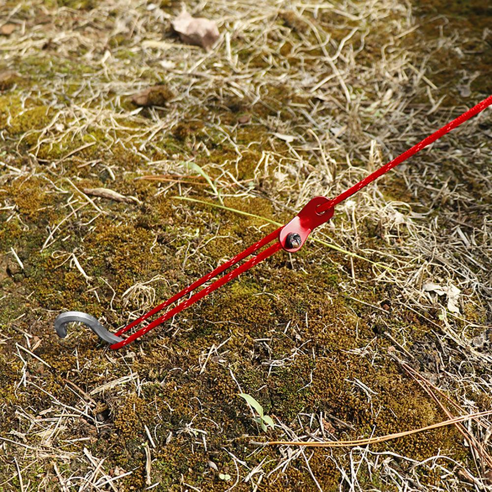 Ensemble de cordes de tente haute densité, robuste, Installation facile, piquets de tente de Camping en plein air, cordes réfléchissantes, 13 pièces/ensemble