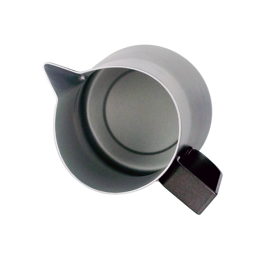 Mælkeskummende kande mælkeboble kop kaffe latte kande espresso kaffe kande trække blomster kop rustfrit stål kaffestel