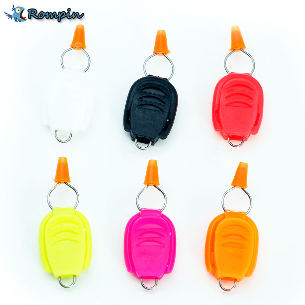 Rompin 6 stk/parti baitcasting hjul fiskeline holder stop spænde feeder fiske tilbehør fiske liner stop mix farve