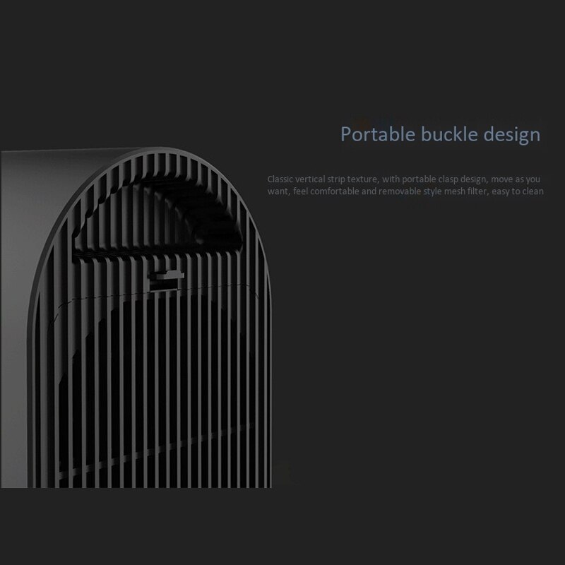 Heater Portable Home Mini Heater PTC Smart Desktop Electronic Heater, for Home Office(US Plug)