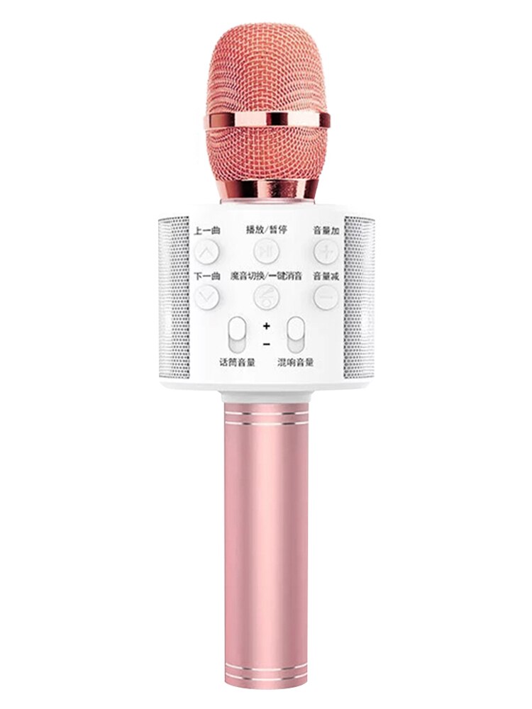 Original sans fil WS-858 sans fil karaoké Microphone 5 voix magiques Changer Bluetooth chant micro haut-parleur pour téléphone ordinateur