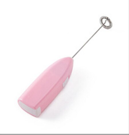 multi-color Electric Handle Egg Beater Milk Stirrer Frother Foamer Coffee Whisk Mixer Juice Stirrer Kitchen Gadget: A 1pcs