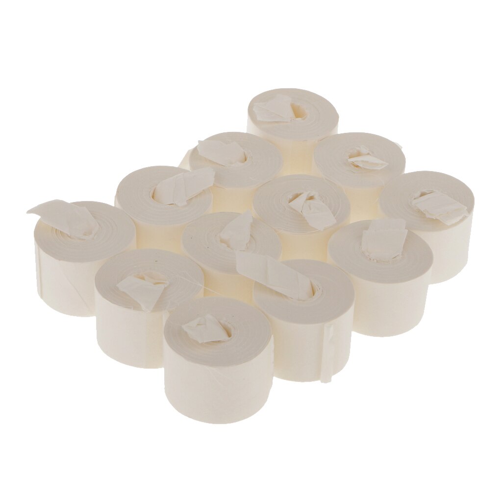 Magic Trick Paper Coil - 12 Pieces - 19 Meters - White - Beginner Stage Illusion Tool