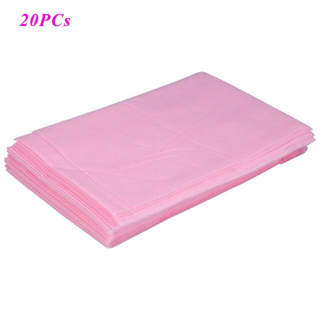 10Pcs/20Pcs/50Pcs 175X75Cm Laken Wegwerp Massage Lakens Waterdichte Lakens Massage schoonheidssalon Bed Tafel Voorblad: 20PCs Pink