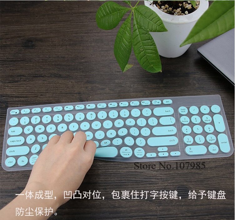 Silicone Laptop Keyboard Cover Skin Protector For Logitech K780 Multi-Device Wireless Keyboard K 780