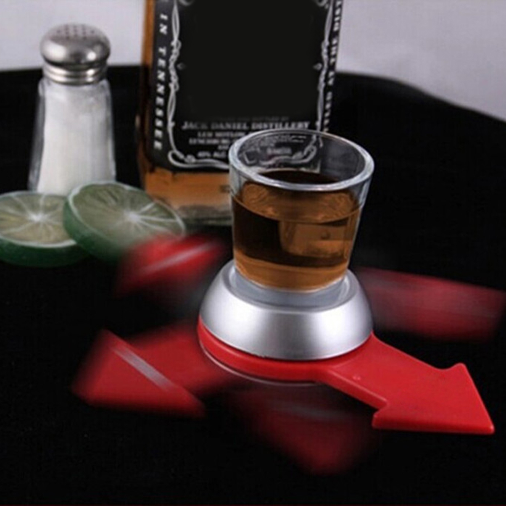 Een speelgoed een droom draai het shotglas drinkspel leuk feest, draaitafel speelgoed drinkspel met draaiend wiel barspellen