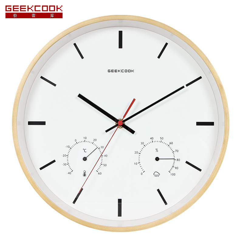Moderne vægur nordisk lydløs vintage industriel indretning rustik vægur stue reloj cucu boligindretning  yy60dc: Stil 1