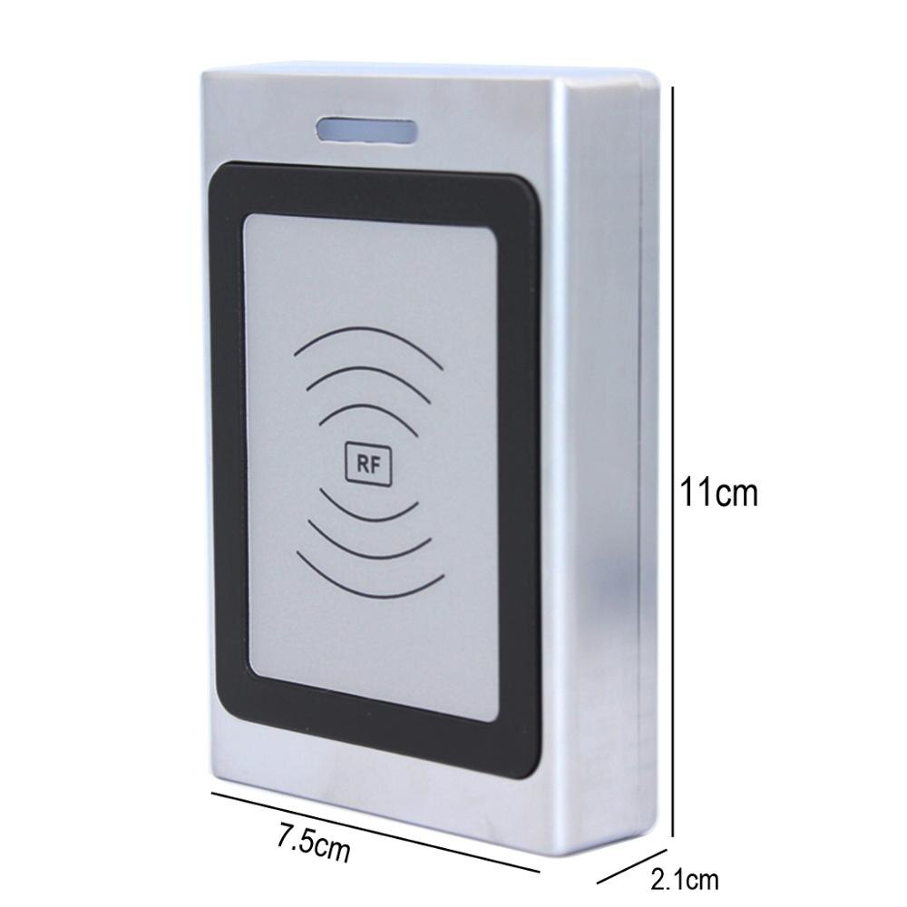 IP67 Waterproof Access Control Card Reader Security Door opener Wiegand 26/34 Reader 125Khz EM/13.56Mhz MF card reader