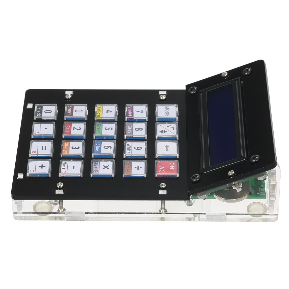 DIY Rechner Zähler Bausatz Rechner DIY Bausatz LCD Multi-zweck Elektronische Rechner Elektronik rechnen mit Acryl fallen