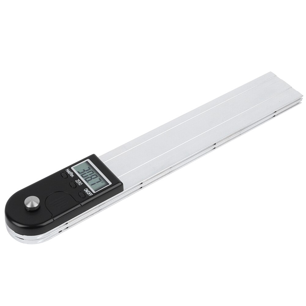 2 In 1 Digital Protractor Accurate Magnetic Aluminum Alloy Measuring Angle Ruler 12in Digital Angle Finder