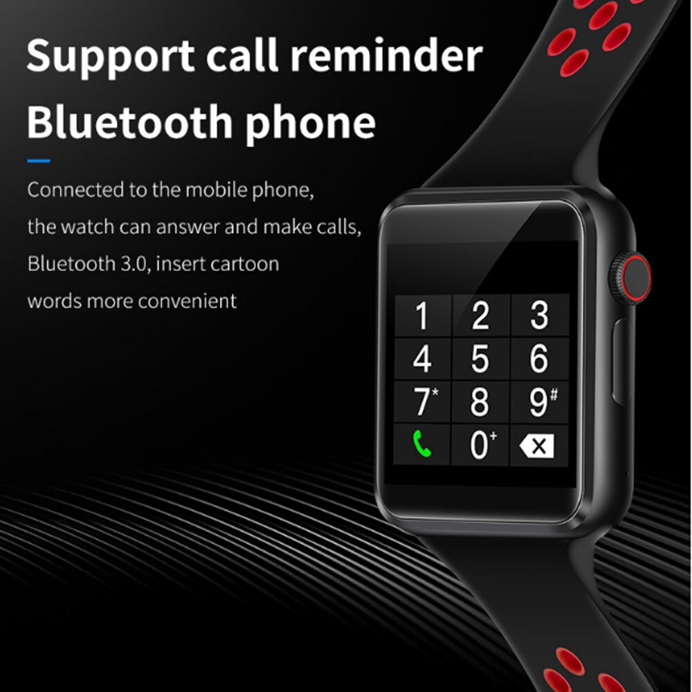 Smart Horloge C5 Touch Screen Mannen Vrouwen Smartwatch Ondersteuning Bluetooth Sim Call Tf Card Muziek Camera Voor Apple Ios Android telefoon