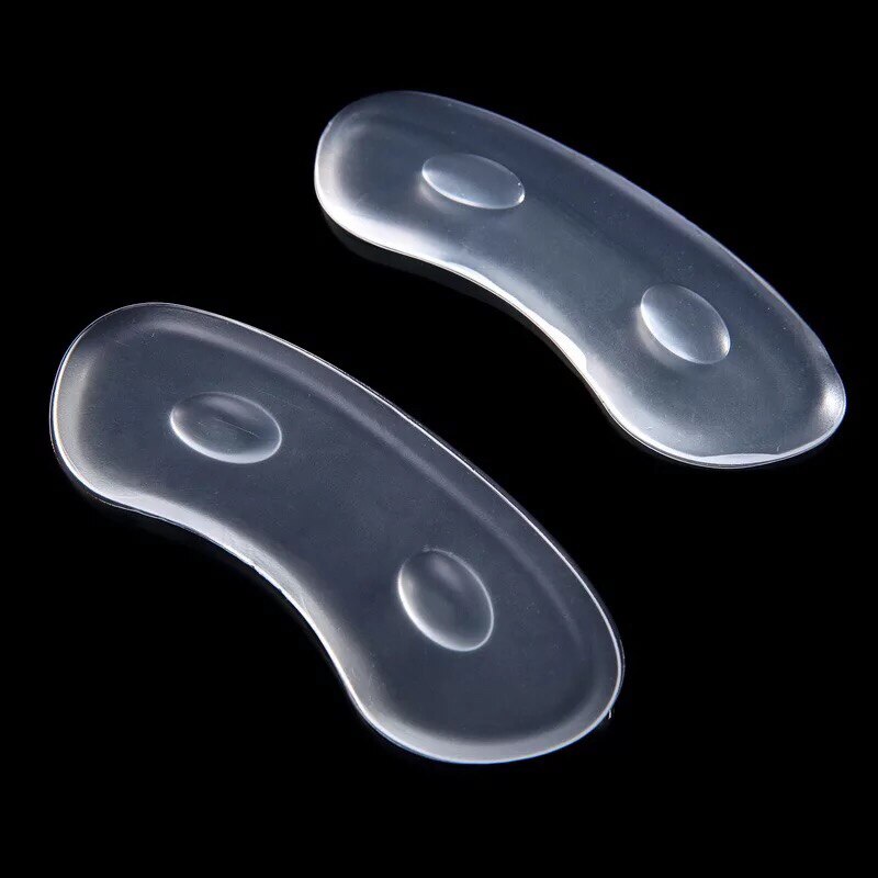 1 Pair Soft Silicone Insert Heel Liner Grips Silicone Gel Heel Protector High Heel Comfort Pads Feet Care Accessories Silicone: HT-5