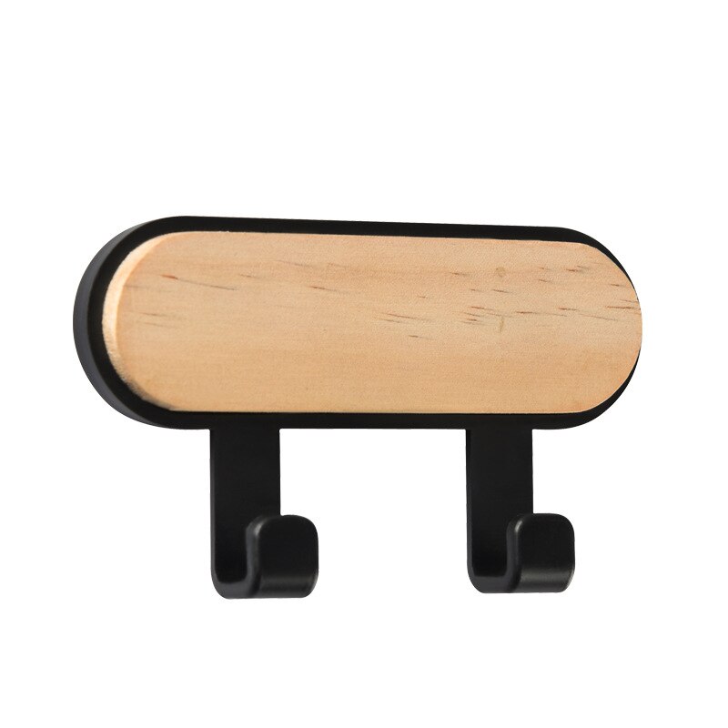 Ganchos decorativos de madera para pared, colgador de abrigos, bufanda, bolsa, organizador de accesorios de cocina, estante de almacenamiento para decoración del hogar detrás de la puerta, 1 unidad: Verde claro