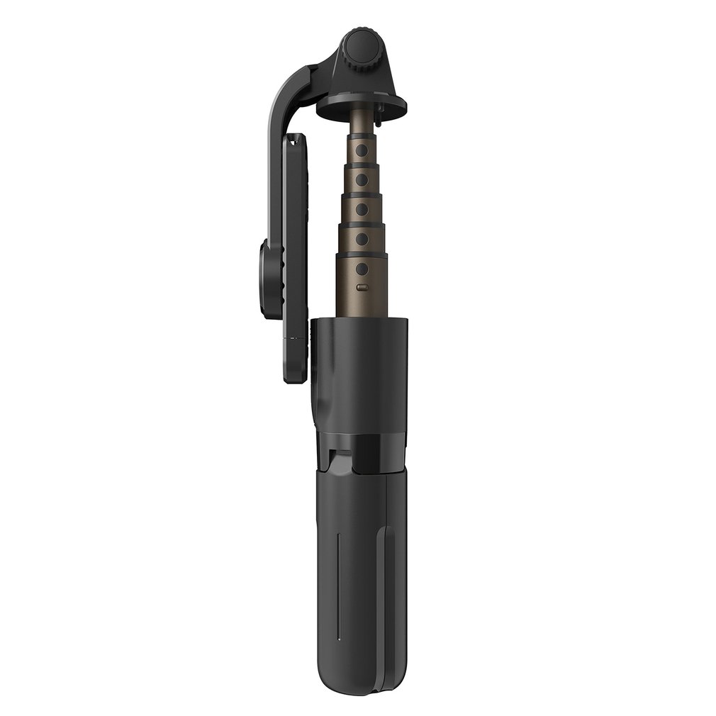 L10 selfie-sticks aus aluminiumlegierung mit kabelloser fernbedienung, sechsteiliger, teleskopierbarer mini-selfie-stick mit live-unterstützung