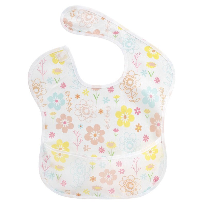 Lente En Zomer Waterdicht Slabbetje Polyester Tpu Coating Voeden Bib Wasbare Baby Bib, Baby Voedsel Catcher: 0015