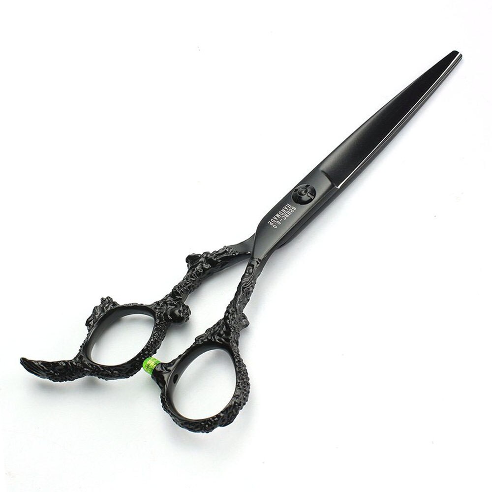 6 inch barber haircut scissors Japan 440c barbershop salon cutting shears thining scissors makas