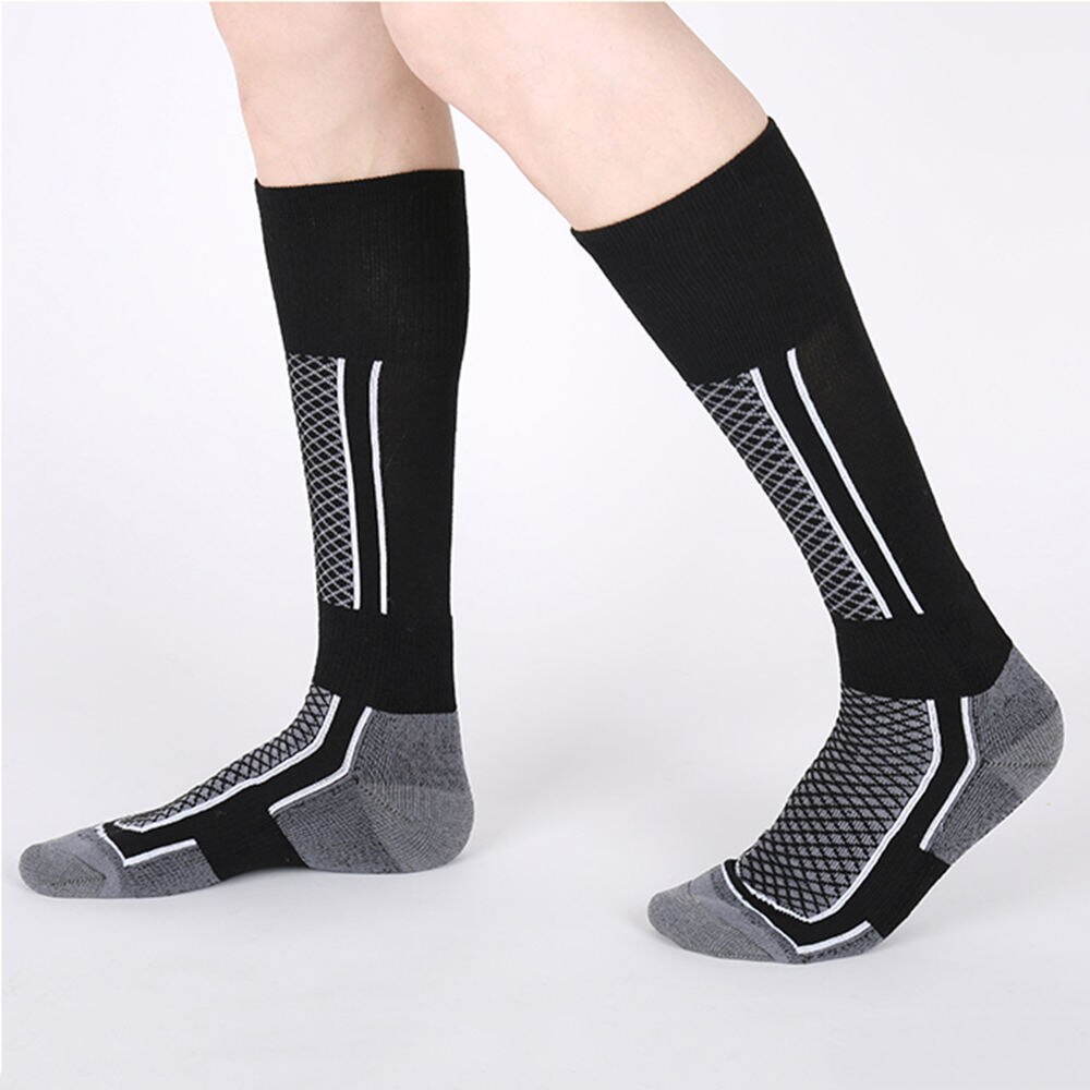 Ski Socken Beinlinge Winter Frauen Männer Thermische Sport Strümpfe Baumwolle Outdoor Camping Wandern Schnee Weichen Socken