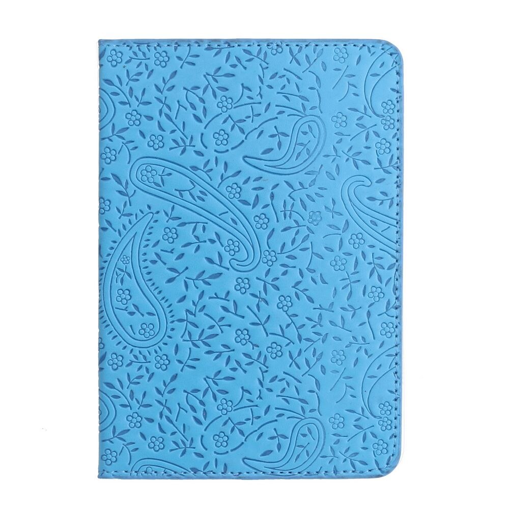 Ladies Cute Lavender Leather Passport Cover Holder Women Thin Travel Passport Leather Case: 05