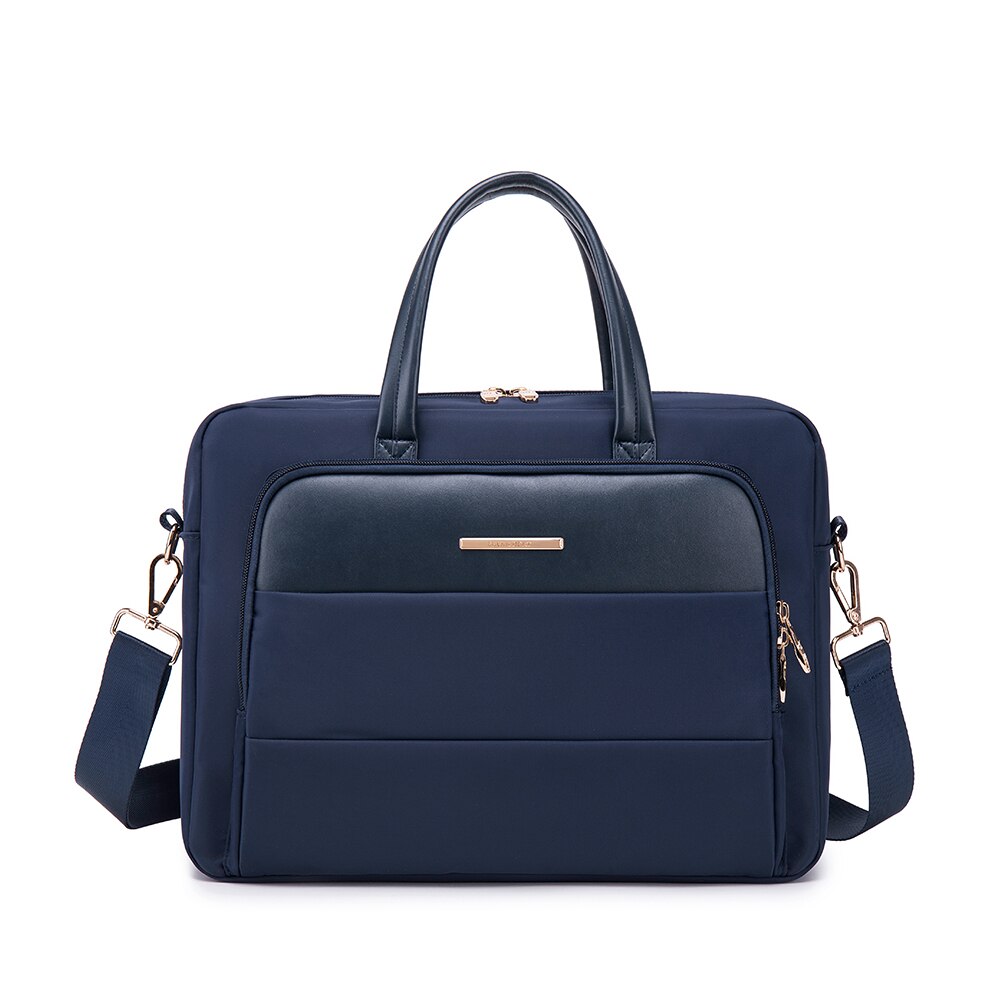 Large Capacity Briefcases Travel Necessary Laptop Document Organizer Shoulder Bag Business Ipad Phone Notebook Storage Hand: 13inch-Dark blue