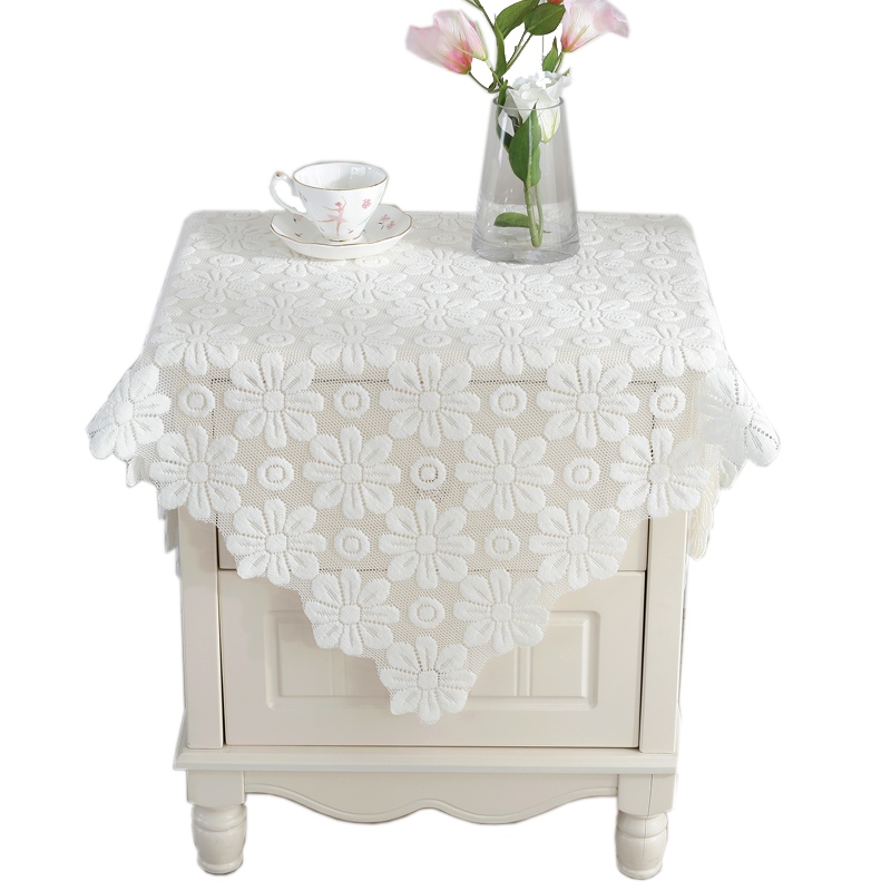 Lace Microwave Cover Microwave Oven Hood Oil Dust Cover with Storage Bag Kitchen Accessories Supplies Home Decoration