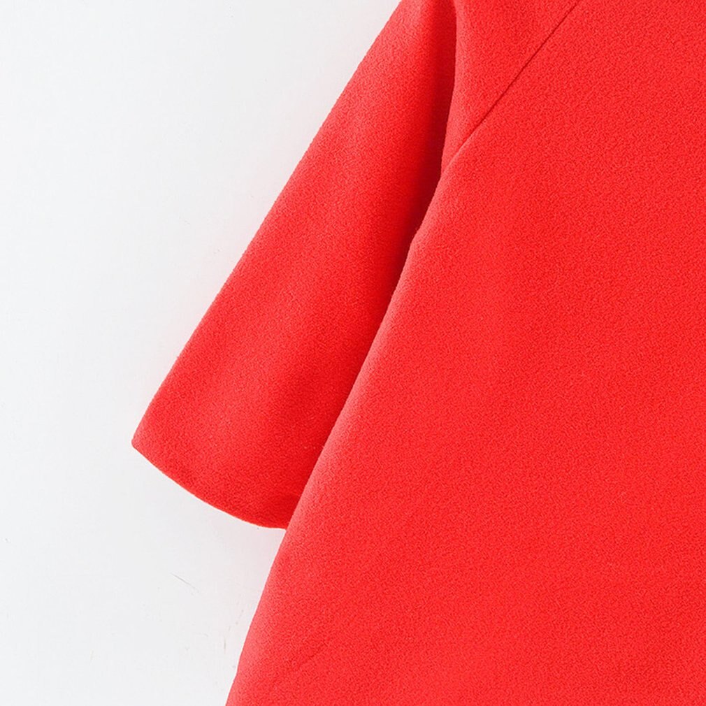 Europa en amerika herfst en winter ronde hals lange mouwen mantel type wollen warme kinderjas