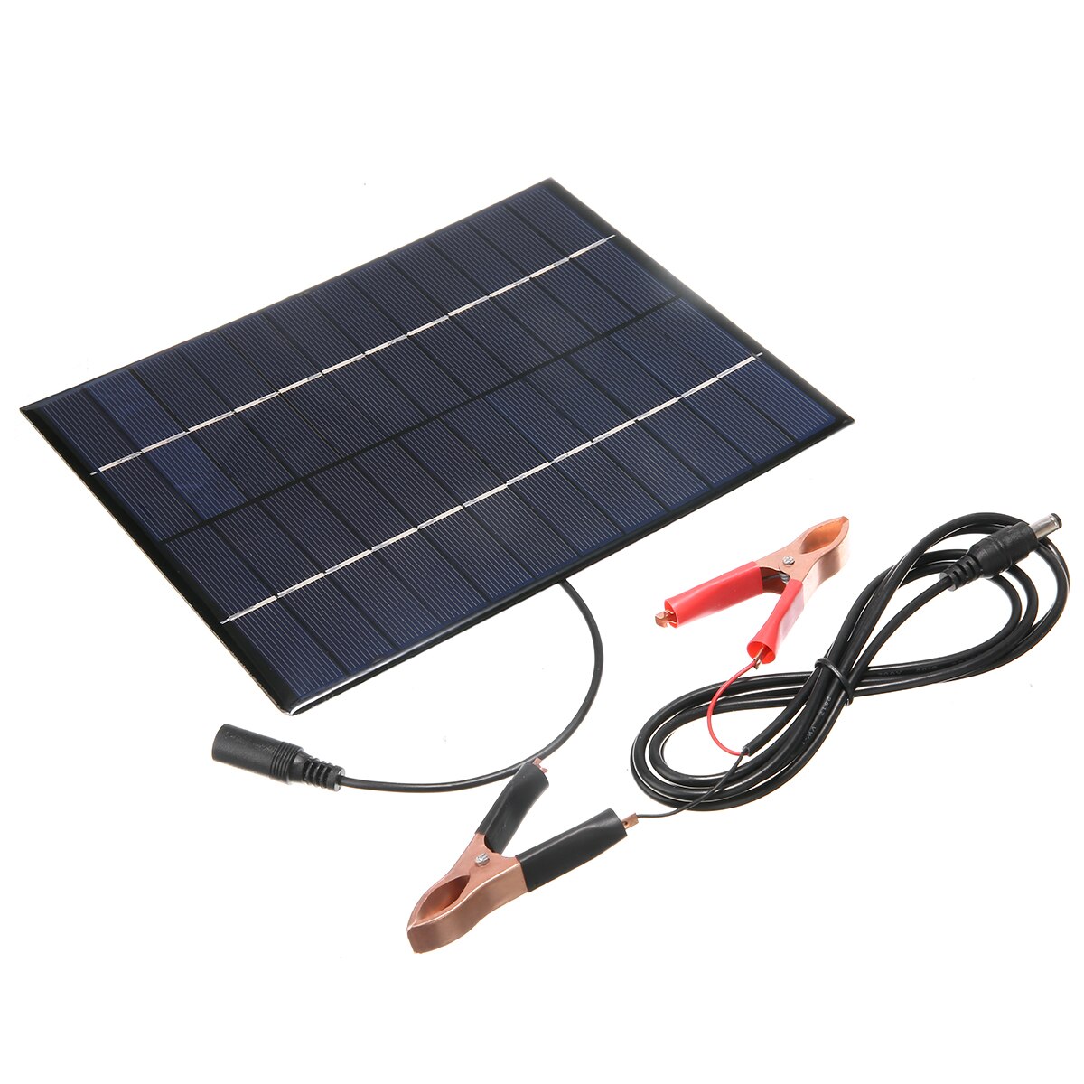 Aurinkopaneeli tehomoduuli akkulaturi auto vene auto camp moottoripyörä sähkö aurinkopaneeli 5.5w 12v