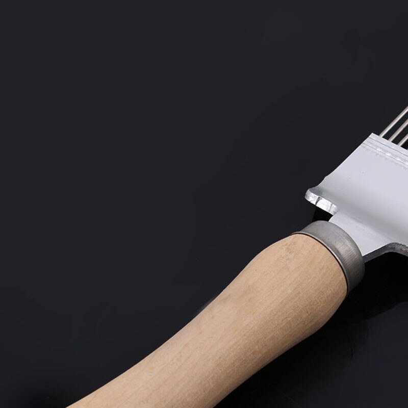 tenedor para destapar con aguja de 17Pin, rastrillo y pala de miel de abeja, suministros para apicultura, elimina las impurezas de las colmenas, suministros para insectos
