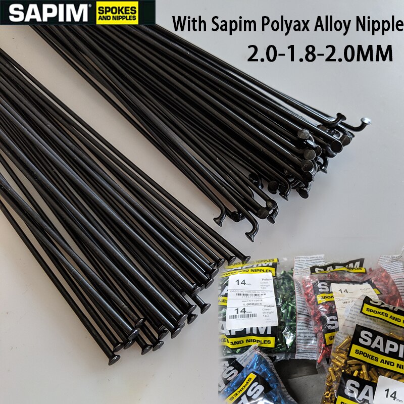 Sapim Race Competition Spaken Dt Concurrentie Rechte Elleboog Spaken Met Sapim Polyax Legering Tepel