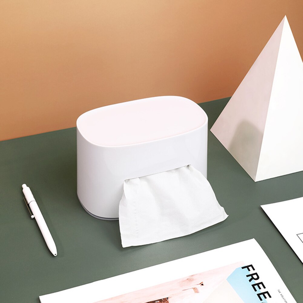 Caja para pañuelos sencilla, contenedor de papel tisú para el hogar y la sala de estar, caja protectora de papel, recipiente de servilleta, estuche protector, Decoración de mesa