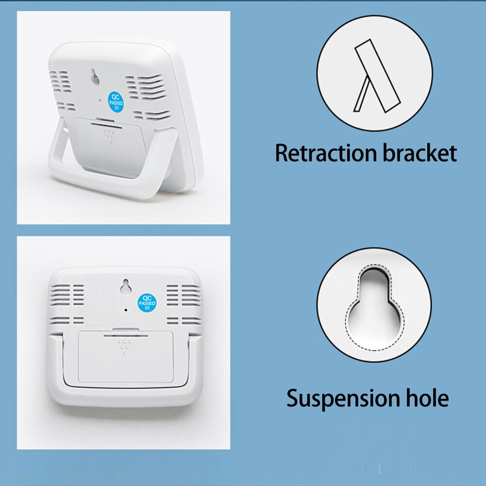 LCD Digital Temperature Humidity Meter Backlight Home Indoor Electronic Thermometer Hygrometer Gauge Weather Station Baby Room