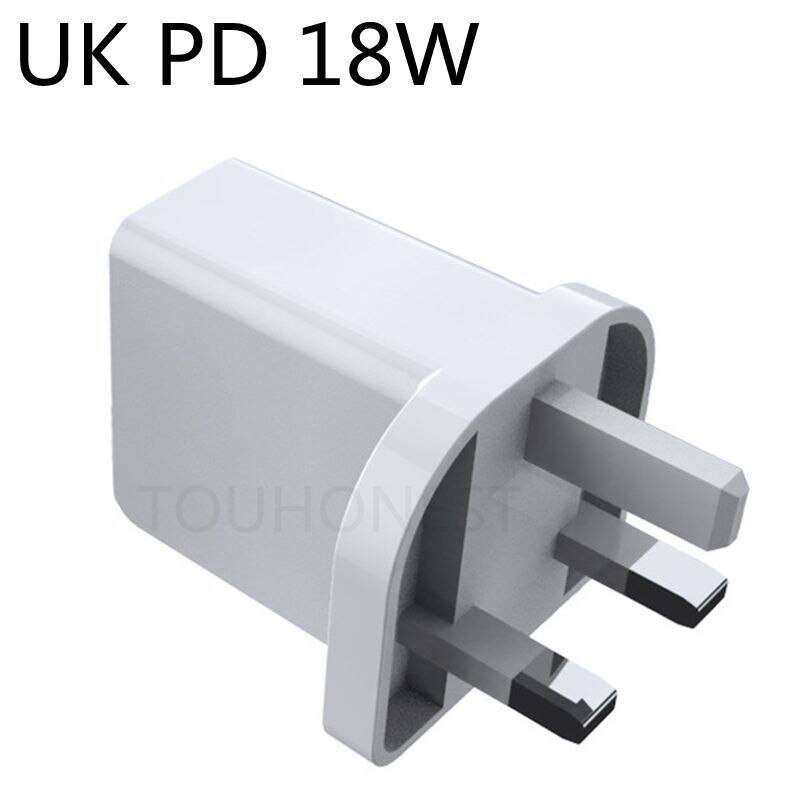 18W PD USB Typ C Schnelle Ladegerät Adapter Für iPhone 11 Profi XR X Xs Max 12 Mini Schnelle PD ladegerät Hafen EU uns UK AU Stecker Reise Zauberstab: 18W UK