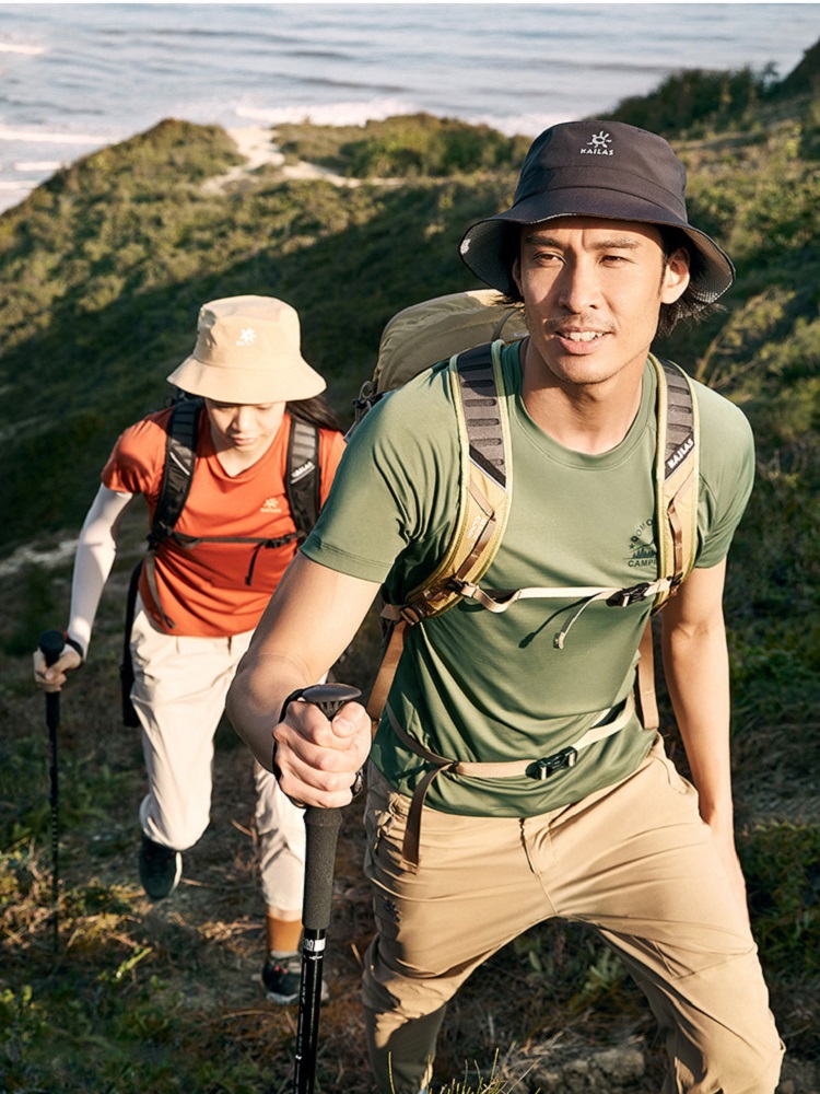 Kailas – T-shirt à séchage rapide antibactérien pour homme, vêtement respirant, à saveur antibactérienne, à col rond, pour le sport et le Fitness