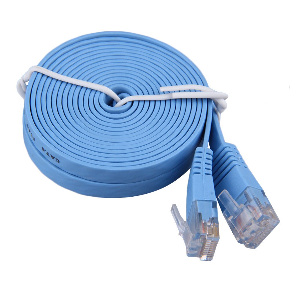 2M 1m RJ45 Ethernet Network LAN Cable CAT6 Channel 8P8C Patch Cable Router Length Flat Reticle Network Cable 0.5m