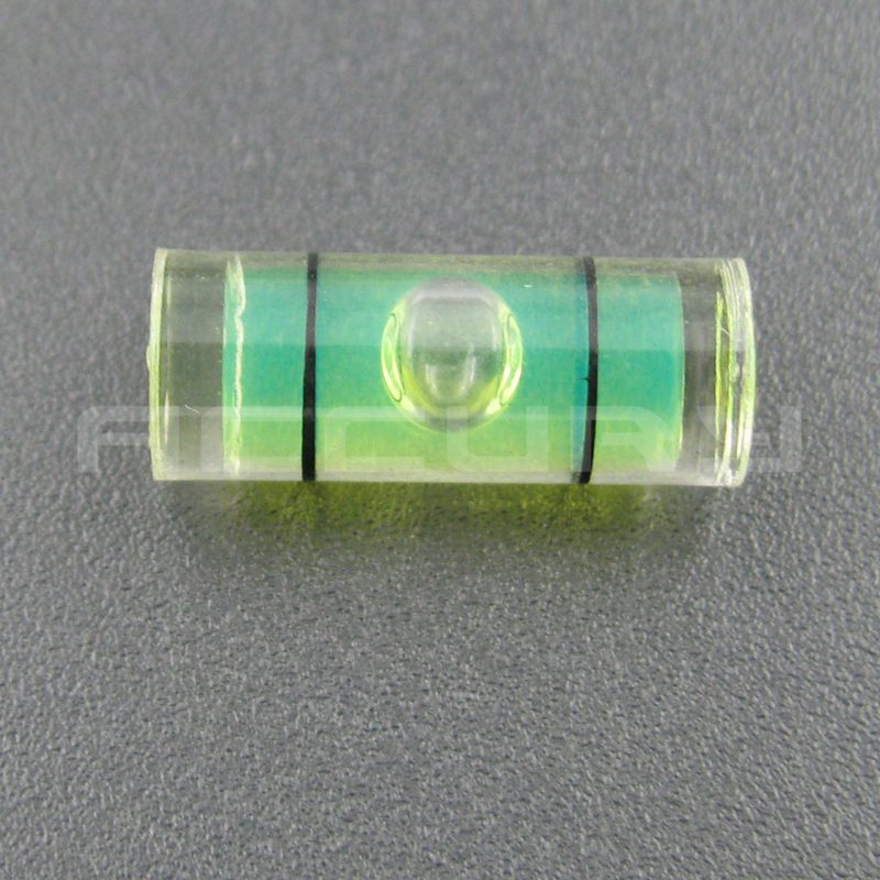 20pcs 6*15mm Acrylic tubular levels mini spirit level Liquid level Indicator for Hanging horizontal ruler