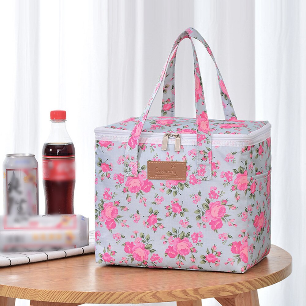 Portable Lunch Bag Thermal Insulated Lunch Box Tote Cooler Handbag lunch bags for women Convenient Box Tote Food Bags
