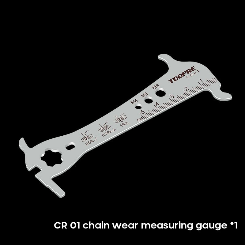 Mountain Bike Chain Measuring Ruler Wear Measuring Device Measuring Chain Ruler Caliper Inspection Tool