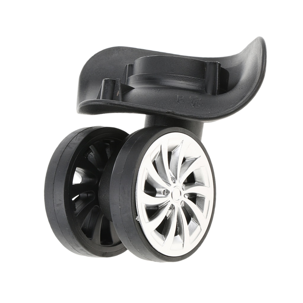 1 Pair Swivel Mute Suitcase Luggage Casters Replacement Wheels for Travelling A08 - You Need to Have a Strong Ability in DIY