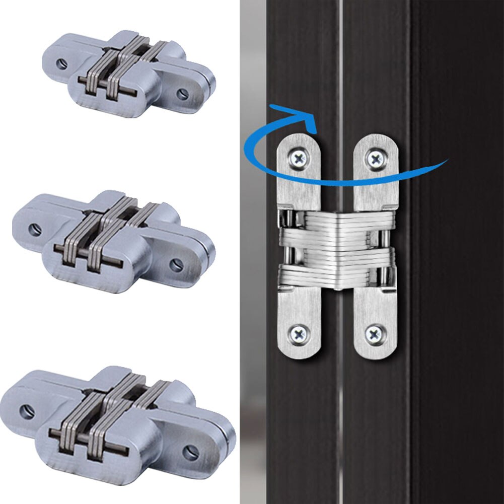 2 Stuks 180 Graden Verborgen Cross Rvs Onzichtbare... – Vicedeal