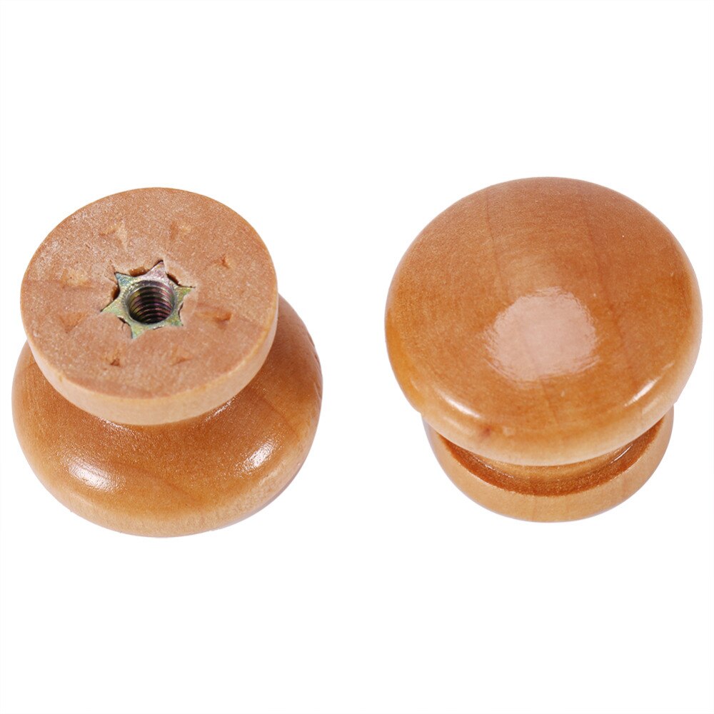 Cabinet Knobs And Handles Natural Wooden Furniture Pull Handle Kitchen Cabinet Drawer Cupboard Door Knob Furniture Handle
