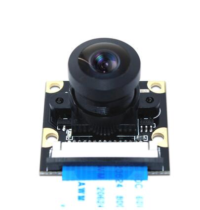 Modulo Fotocamera Raspberry Pi - Obiettivo Fisheye 5MP - 160 Gradi FOV - OV5647 - per Pi 2/3/4: Visione notturna