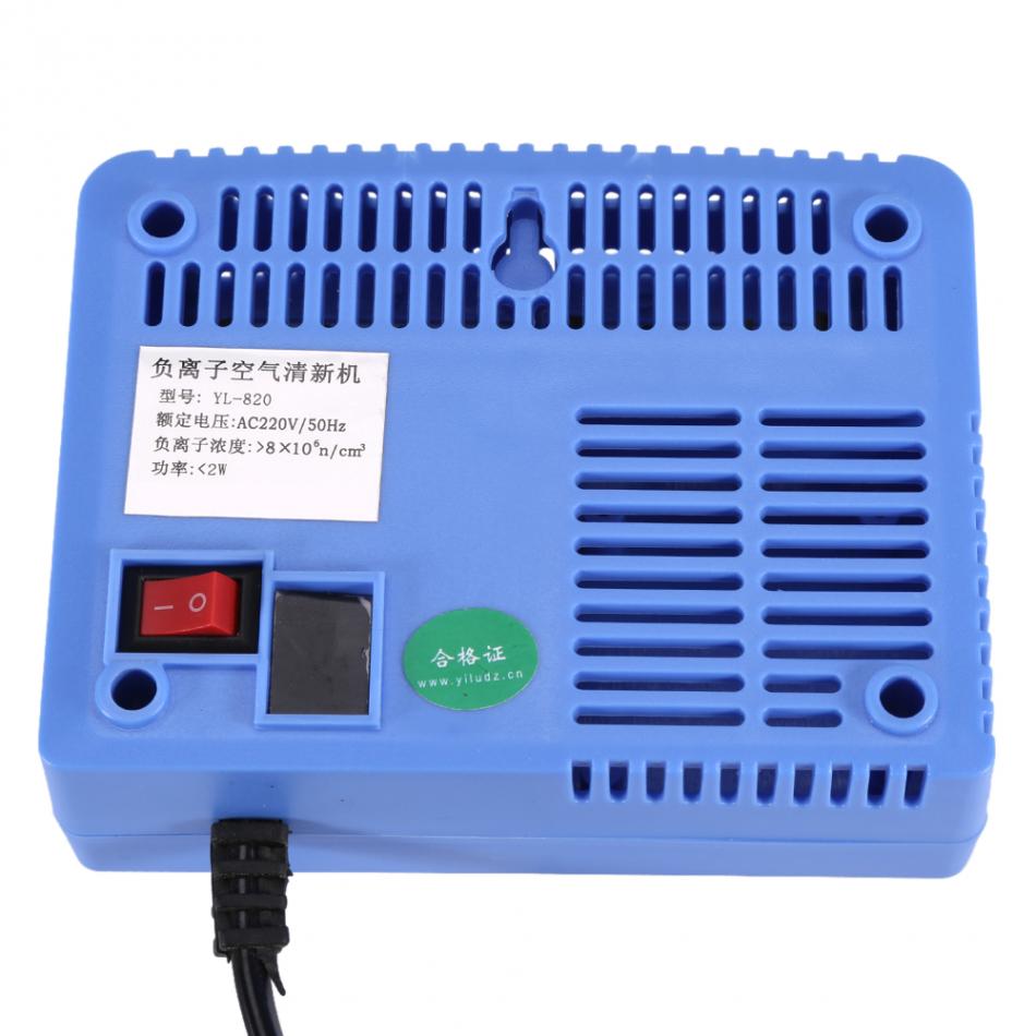 Ac220-240v negative ionisator generator ionizer luftrenser fjerne røg støv luftrensere negative ion generator