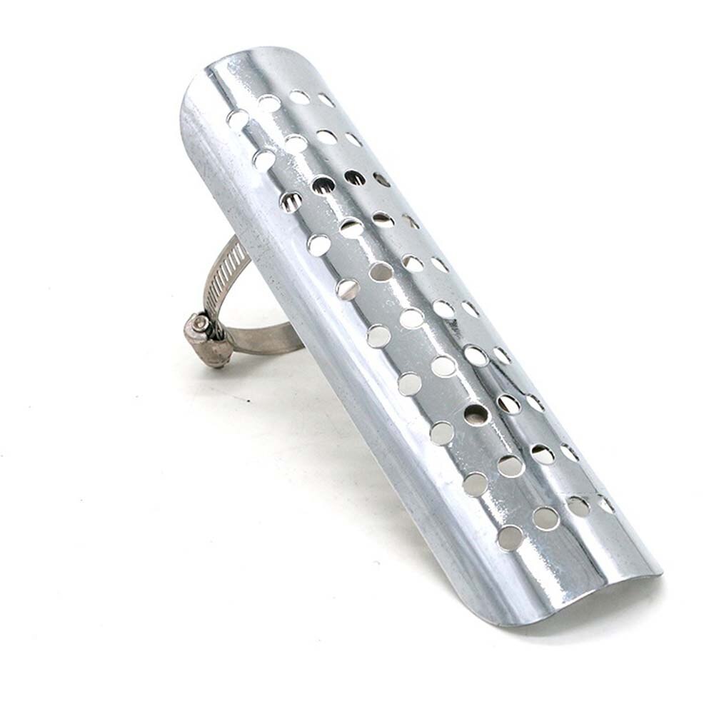 Chrome Scooter motorcycle exhaust Heat Shield moto Exhaust Muffler Pipe Cover Heel Guard For Harley Softail Dyna Cruiser