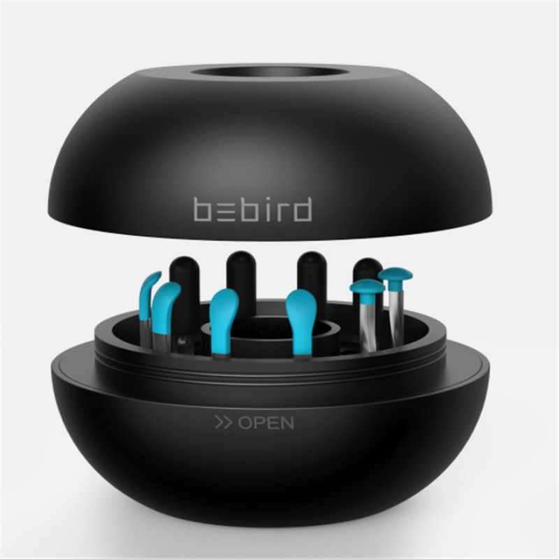 Xiaomi Bebird M9 Pro Smart Visuele Oor Stok Zwart 17 In1 300 W Hoge Precisie Endoscoop 350 Mah Met Magnetisch opgeladen Base
