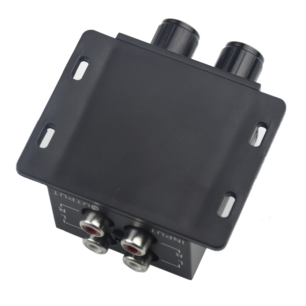 Auto Algemene 2 Rca Gain Aanpassen Audio-Insteller Versterker Luidspreker Bas Controller Instelbare Audio Potentiometer