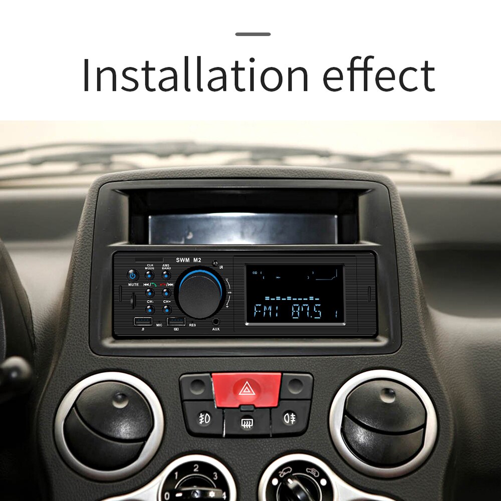 12V Car Audio MP3 Player Car Stereo Radio Autoradio Cassette Player Bluetooth Phone Charge USB Auto Remote Control